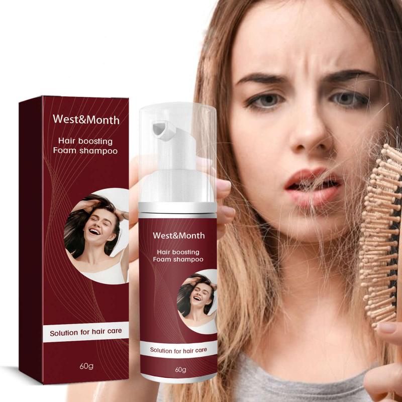 Hair Boosting Foam Shampoo Softens Hair Repairs Split Ends