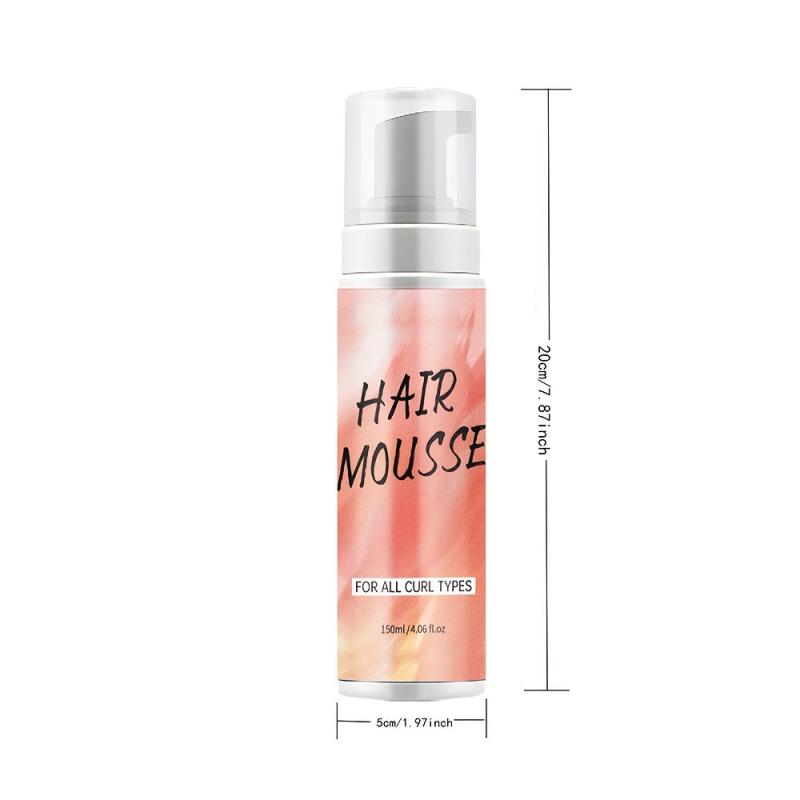 150ml Hair Mousse for All Curl Types Lightweight Refreshing Non Sticky