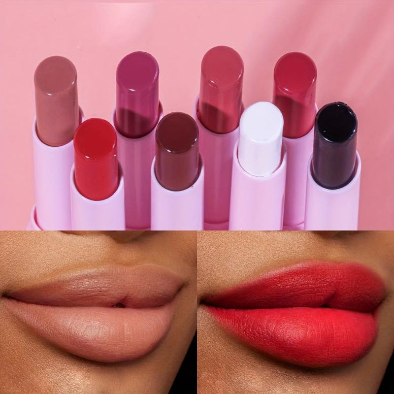 Halloween 8 Colors Matte Velvet Lipstick Face Paint Long Lasting Lip Tint