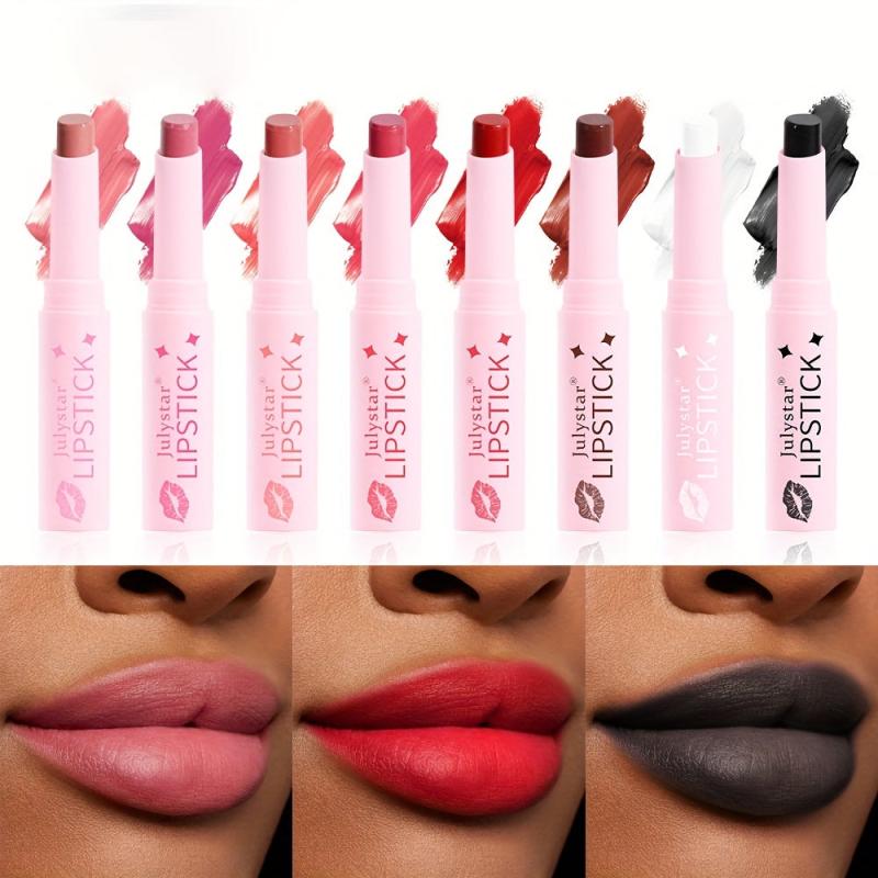 Halloween 8 Colors Matte Velvet Lipstick Face Paint Long Lasting Lip Tint