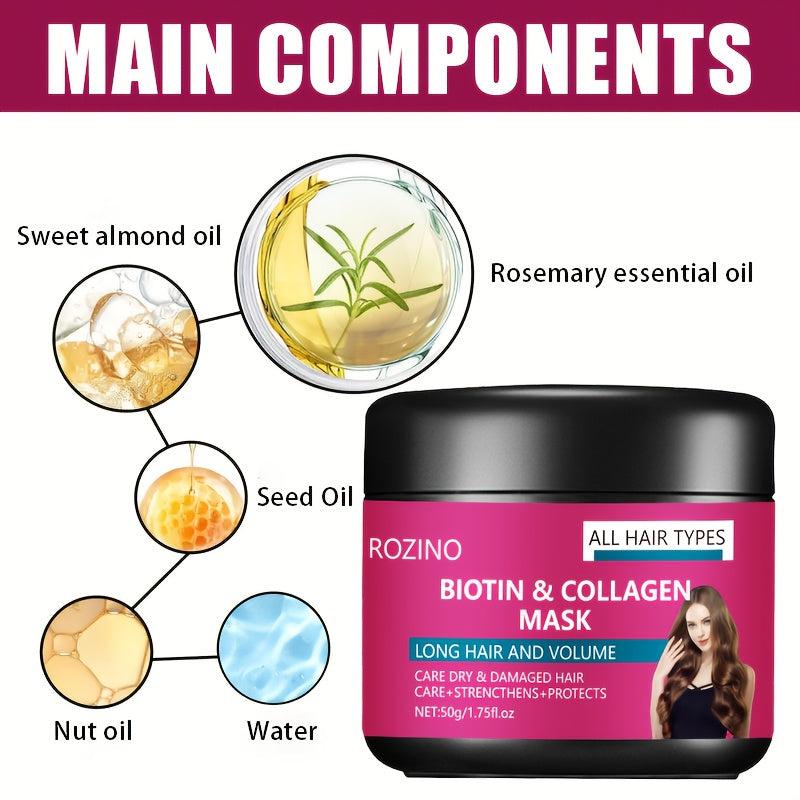 Biotin Collagen Hair Film 50g - Refreshing & Moisturizing, All Hair Types