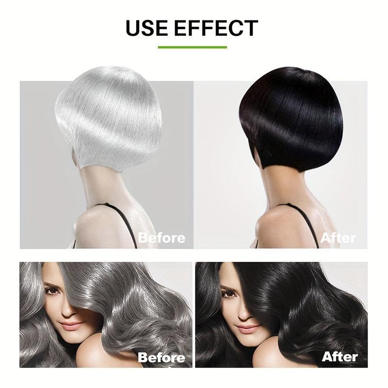 10pcs Darkening Hair Cream Box Plant Dye Cover Herbal for Women Men