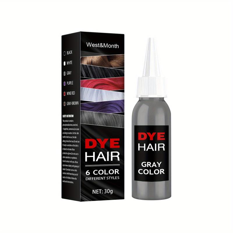 Botanical Hair Dye Cream for Grey Hair - Natural Plant Extracts