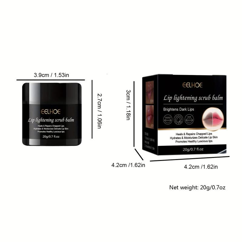 Lip Scrub Exfoliating Moisturizing Balm for Pink Lips Care
