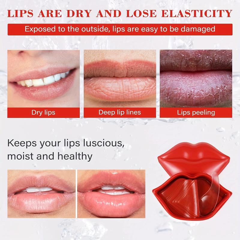 Cherry Lip Mask Hydrates & Plumps Lips, Pearly Shine, Silky Feeling