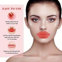 Cherry Lip Mask Hydrates & Plumps Lips, Pearly Shine, Silky Feeling