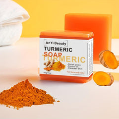Turmeric Soap Bar for Face & Body - Reduces Acne & Dark Spots