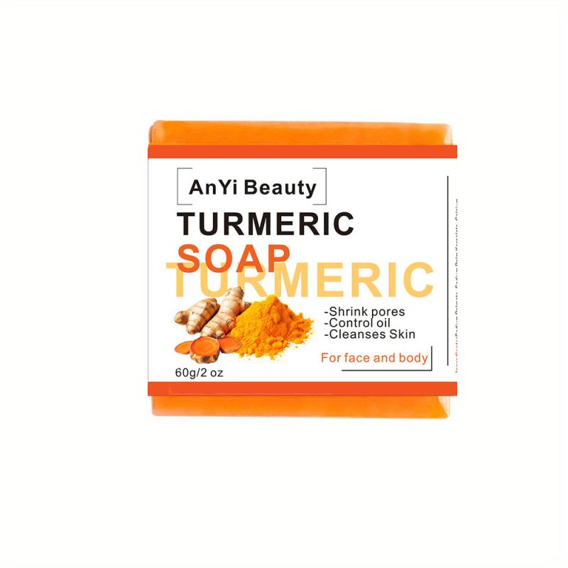Turmeric Soap Bar for Face & Body - Reduces Acne & Dark Spots