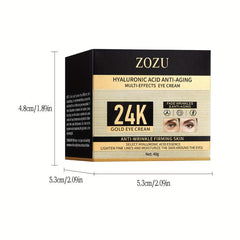 40g Golden Hyaluronic Acid Eye Cream for Moisturized Skin & Smooth Fine Lines