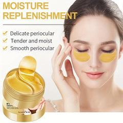 30 Pairs Golden Under Eye Mask With Amino Acid - Dark Circles & Puffiness