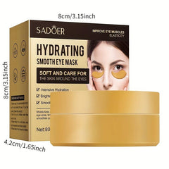 30 Pairs Golden Under Eye Mask With Amino Acid - Dark Circles & Puffiness