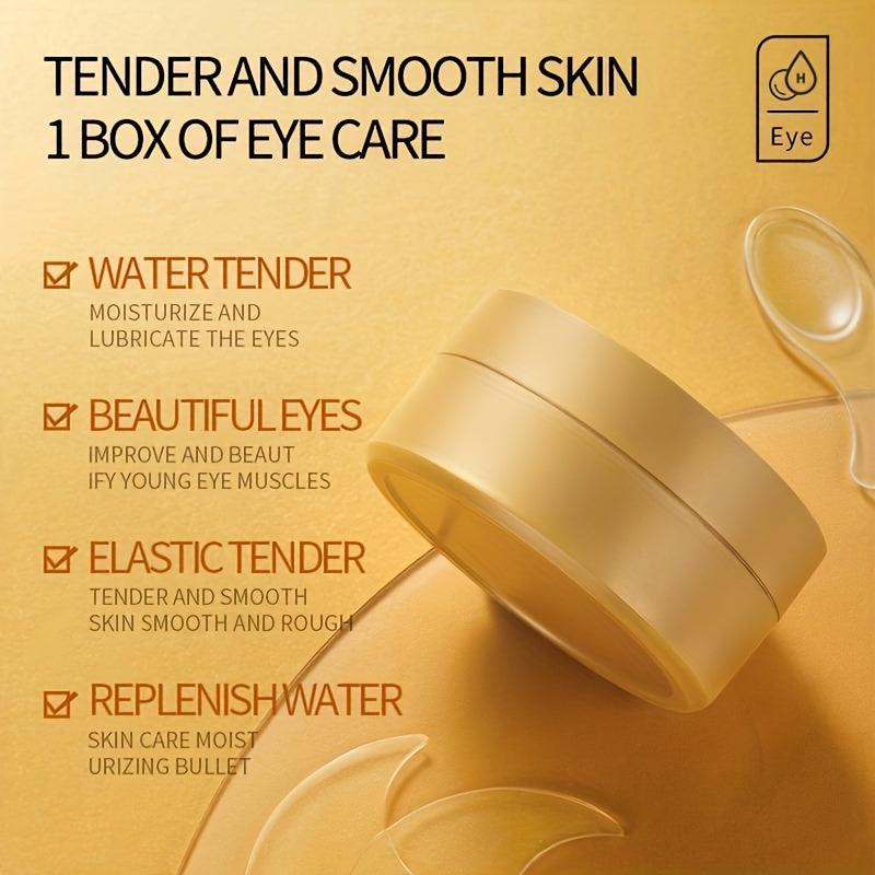 30 Pairs Golden Under Eye Mask With Amino Acid - Dark Circles & Puffiness
