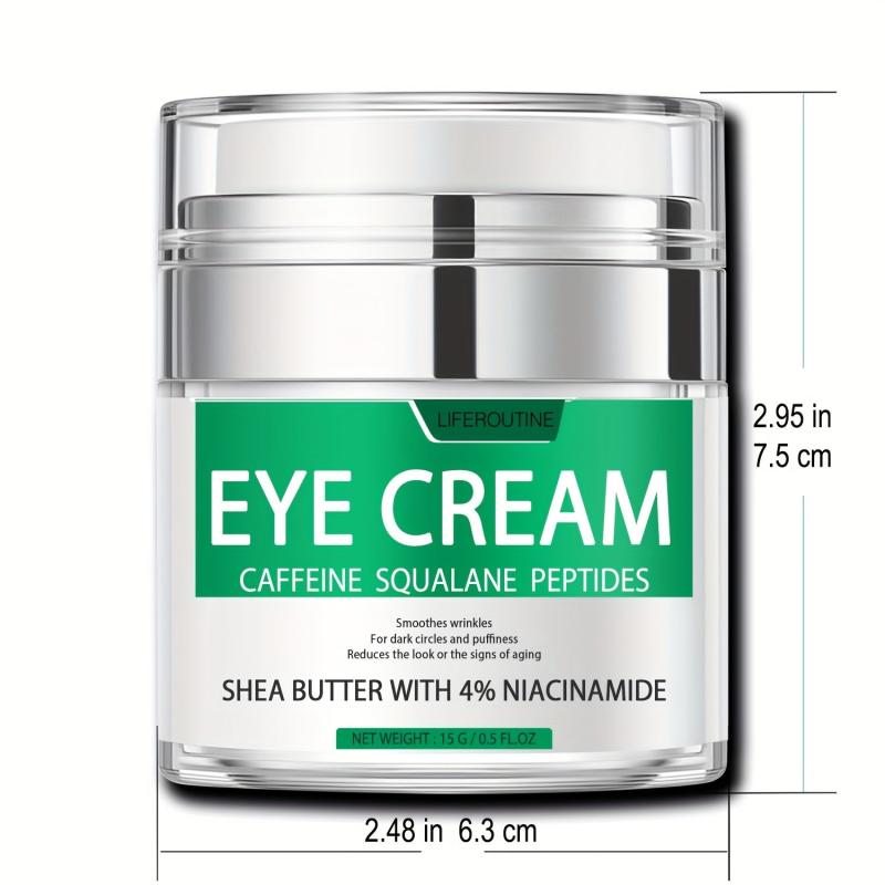 Dark Circle & Puffiness Eye Cream + Night Caffeine Eye Cream with Niacinamide