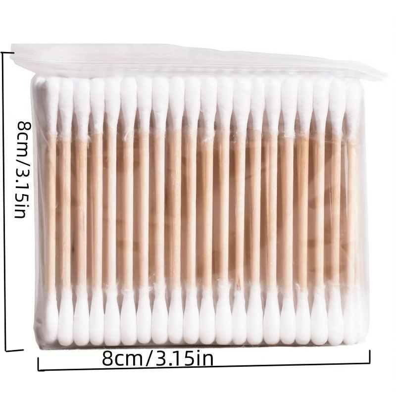 Disposable Double Head Cotton Swabs Round Tip Cotton Buds
