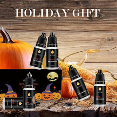 6pcs Halloween Hair Essential Set Lemon Lavender Mint Coconut Aloe Vera Rose