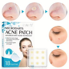 18pcs Microneedle Hydrocolloid Acne Patch Spot Stickers for Face
