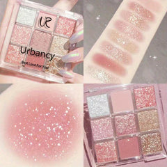 High Pigmented Matte & Shimmer Eyeshadow Palette, Waterproof Long Lasting