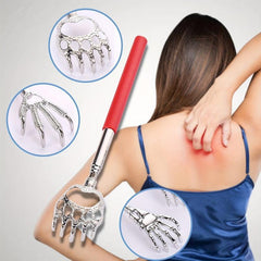 Retractable Back Massage Scraper Relaxation Relief Itch Stainless Steel Tools
