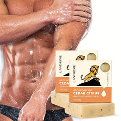 Cedar Rosemary Facial Scrub Soap For Men