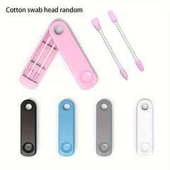 Reusable Ear Swab And Makeup Swabs Kit Silicone Cotton Swabs