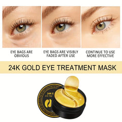 24K Golden Eye Mask Eye Patch To Improve Fine Lines Dark Circles