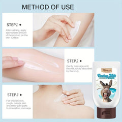 160g Donkey Milk Body Lotion Essential VC Skin Care Moisturizer Autumn Winter