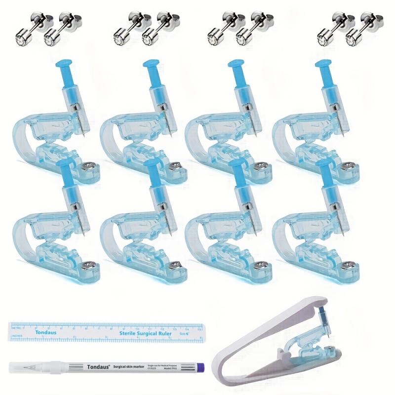 Disposable Self Ear Piercing Gun Set with Stainless Steel Ear Stud