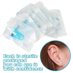 Disposable Self Ear Piercing Gun Set with Stainless Steel Ear Stud