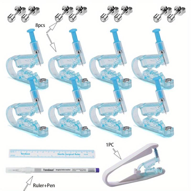 Disposable Self Ear Piercing Gun Set with Stainless Steel Ear Stud