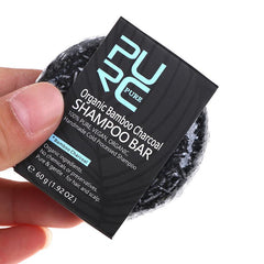 2pcs 60g Bamboo Charcoal Hair Dye Soap Bar Nourishing Repairing Hair