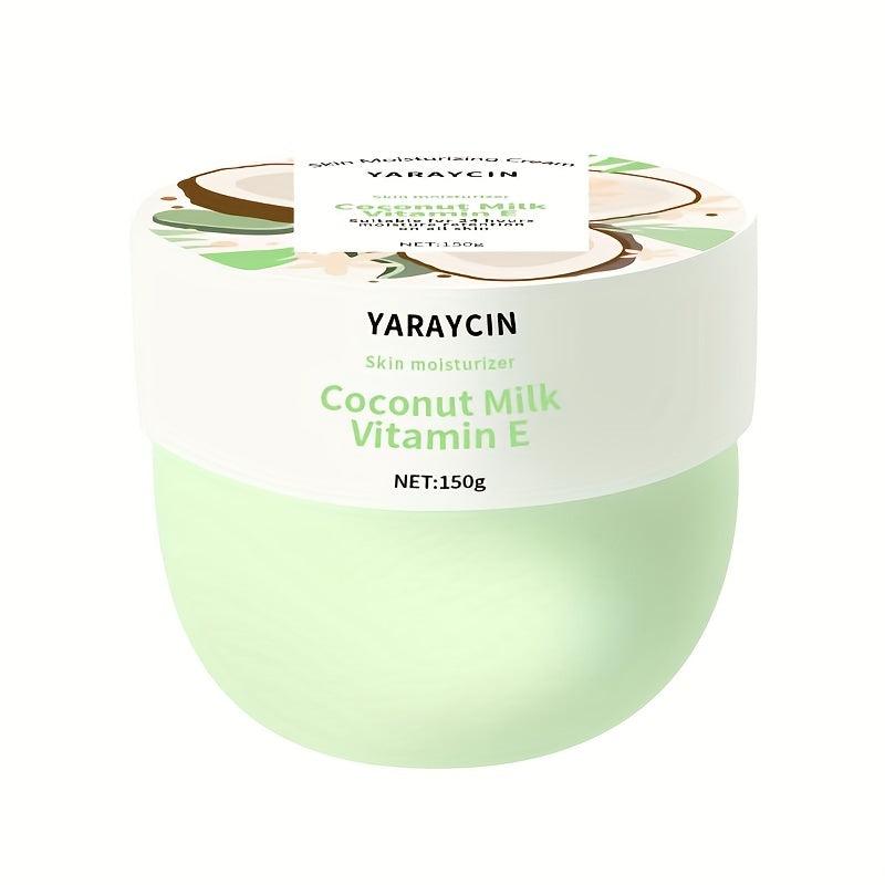 Coconut Milk Body Cream Hydrating Moisturizer for Dry Skin 5.29oz
