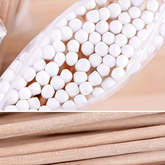 Disposable Cotton Swabs Double Round Tip 500pcs