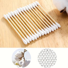 Disposable Cotton Swabs Double Round Tip 500pcs