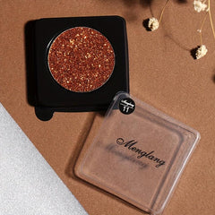 Golden Glitter Monochrome Eyeshadow Powder for Stage Performance