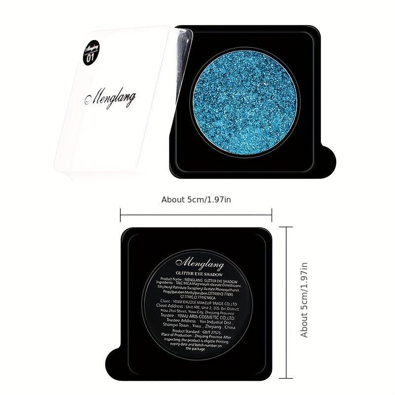Golden Glitter Monochrome Eyeshadow Powder for Stage Performance