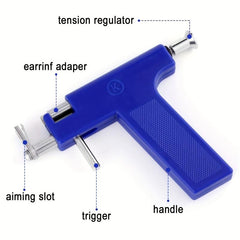 Ear Piercing Gun Tool Set 98pcs Ear Studs Steel Safety Pierce Tool