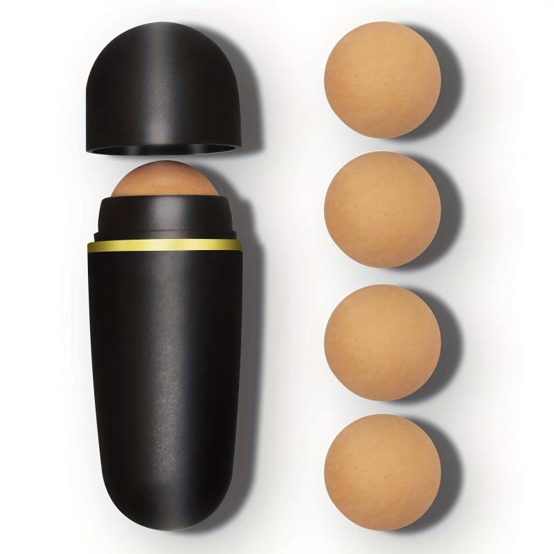 5pcs Portable Volcanic Roller for Oily Skin - Instantly Absorbs Excess Shine