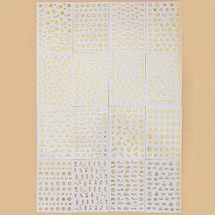 16 Sunflower Nail Art Stickers Self Adhesive DIY Nail Decals Water Resistant