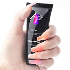 DIY Poly Nail Extension Gel for Beginners - Clear Pink and Colors