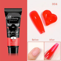 Punk Gothic Nail Gel Extension - Jelly Fluorescent Colors Builder Gel