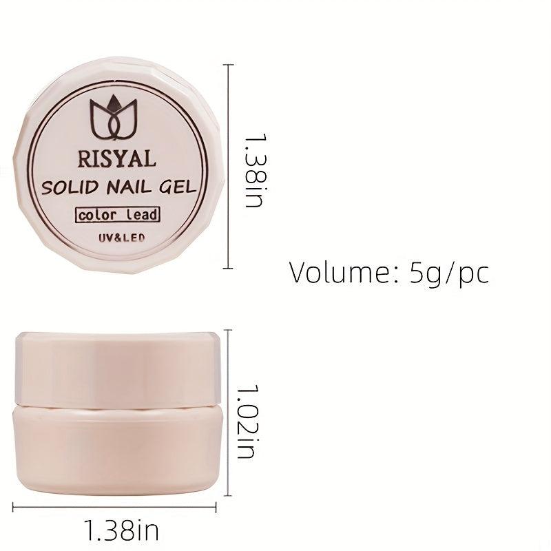 5ml Clear Gel Nail Kit Long Lasting Nail Polish with Ice Filling Glue