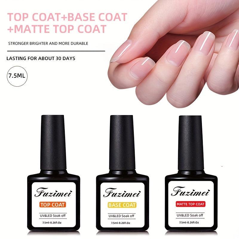 5ml Top Coat UV Gel for Nails Professional Gel Polish Base Coat Matte Top Coat