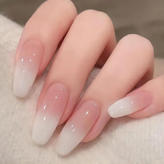 2pcs Milky Nude Gel Nail Polish Set Soak Off Kit for Salon or At Home Manicure