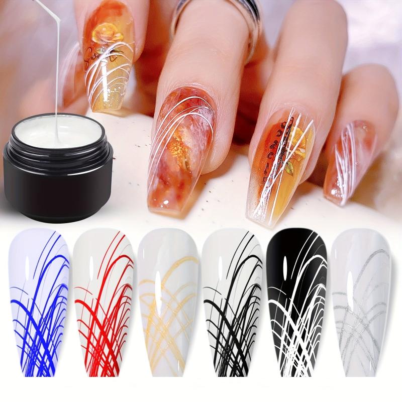 Spider Gel Nail Art DIY Gel Paint Elastic Drawing Nail Art Decoration