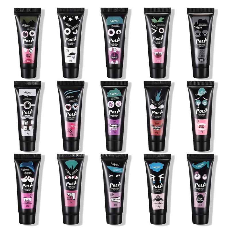 Professional Poly Nail Gel Kit for Home or Salon