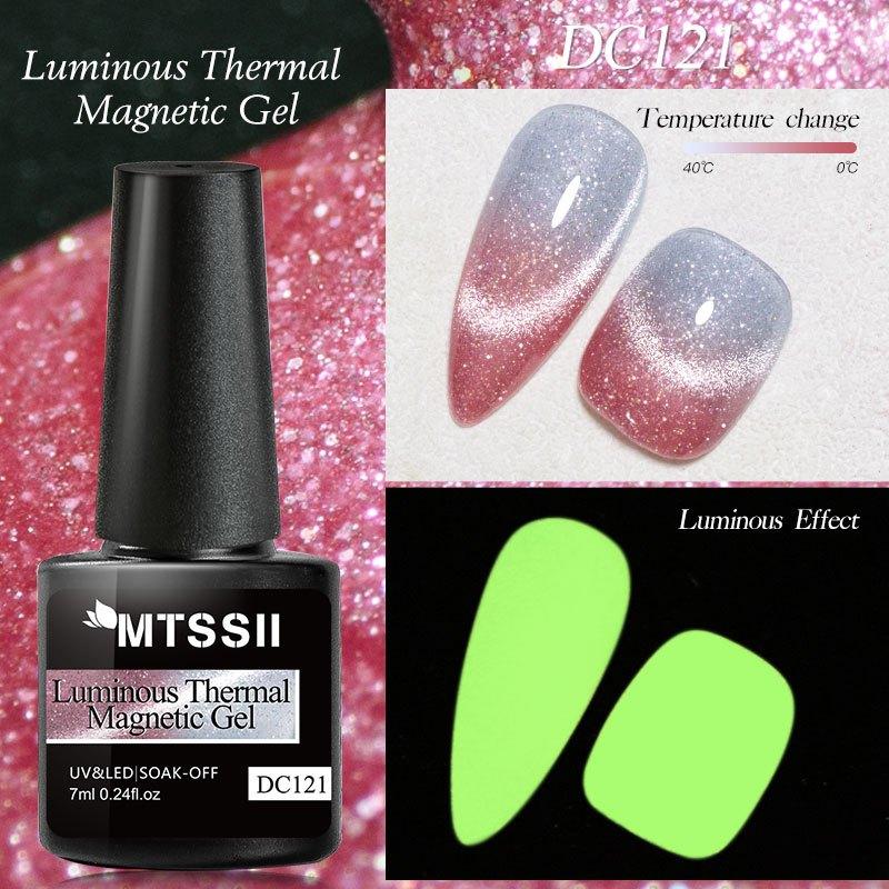 Cat Eye Gel Polish Glitter Soak Off Nail Polish