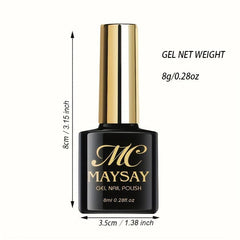 16 Colors Translucent Sheer Gel Nail Polish Home Salon Art DIY