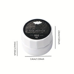 3D Acrylic Nail Art Glitter Powder Glue Enhancement Paint Line Texture Set