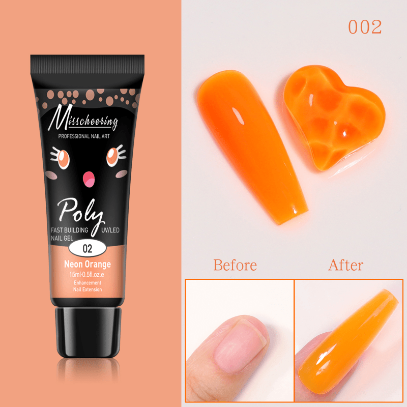 Pastel Jelly Nail Extension Gel Kit - DIY Nail Builder Set