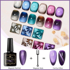Cat Eye Gel Nail Polish Set Magnetic Gel Polish Kit